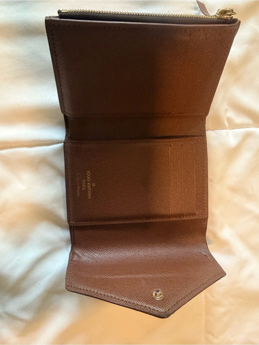 Louis Vuitton Brown Monogram Envelope Card Holder with Box